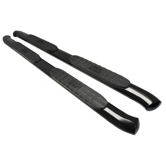 Westin 21-24215 PRO TRAXX 4 Oval Nerf Step Bars; Black; - Truck Part Superstore