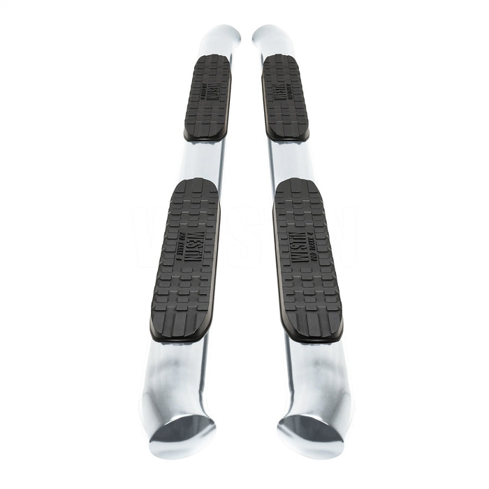Westin 21-24220 PRO TRAXX 4 Oval Nerf Step Bars; Stainless Steel; Polished; - Truck Part Superstore