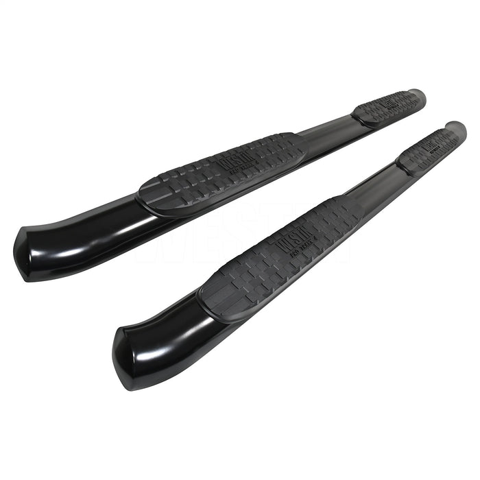 Westin 21-24225 PRO TRAXX 4 Oval Nerf Step Bars; Black; - Truck Part Superstore