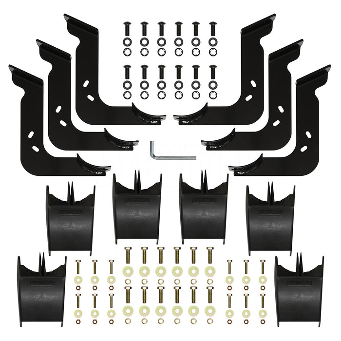 Westin 21-24230 PRO TRAXX 4 Oval Nerf Step Bars; Polished; - Truck Part Superstore