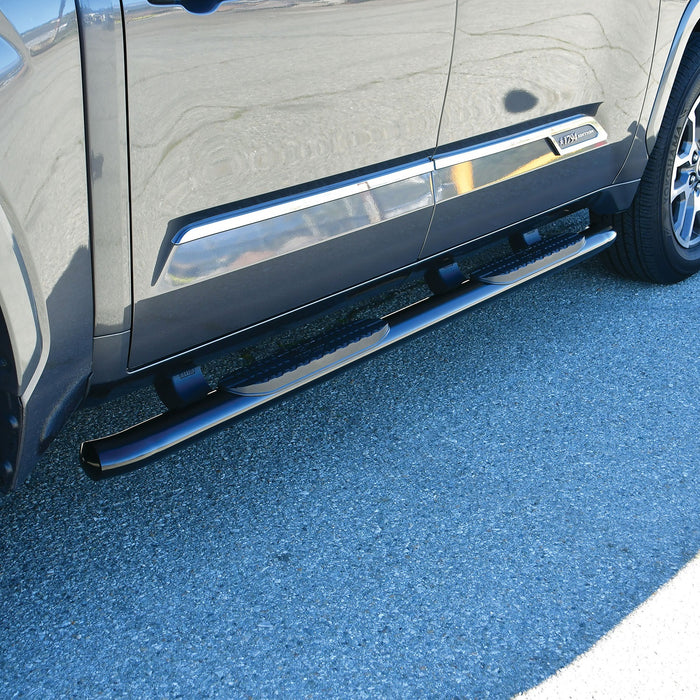 Westin 21-24235 PRO TRAXX 4 Oval Nerf Step Bars; Black Powder Coat; - Truck Part Superstore
