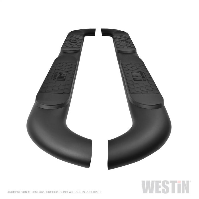 Westin 21-4065 Platinum 4 Oval Nerf Step Bars; Black; - Truck Part Superstore