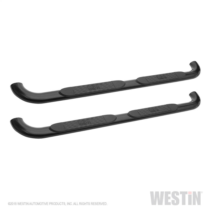 Westin 21-4085 Platinum 4 Oval Nerf Step Bars; Black; Steel; Mount Kit Included; Rocker Mount; - Truck Part Superstore