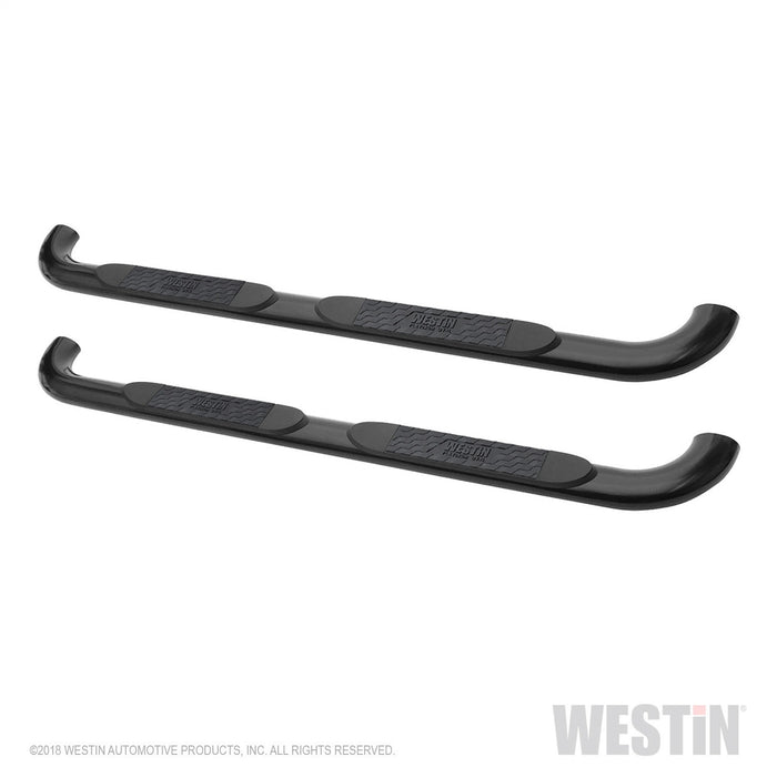 Westin 21-4085 Platinum 4 Oval Nerf Step Bars; Black; Steel; Mount Kit Included; Rocker Mount; - Truck Part Superstore