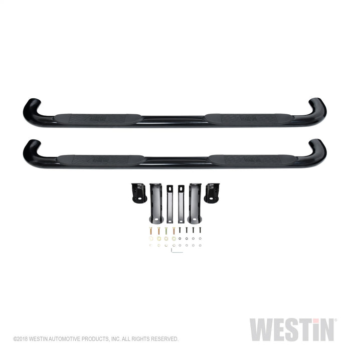 Westin 21-4135 Platinum 4 Oval Nerf Step Bars; Black; - Truck Part Superstore