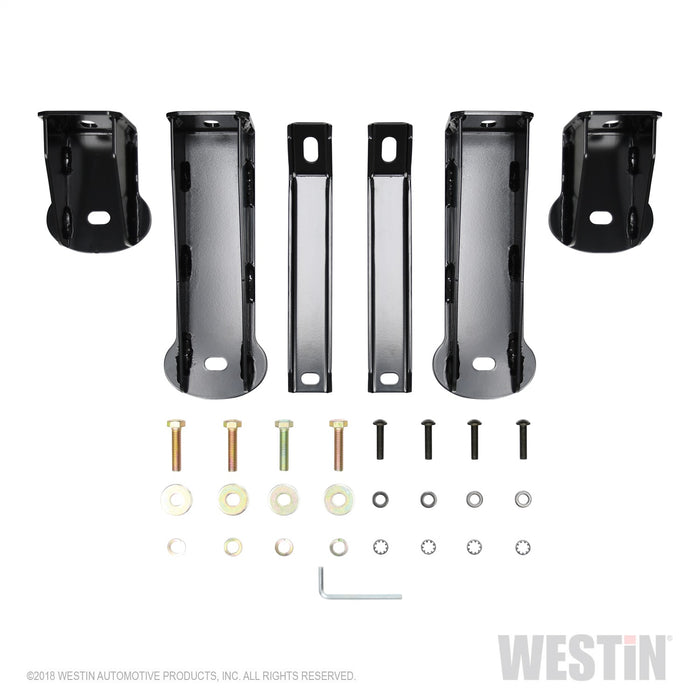 Westin 21-4135 Platinum 4 Oval Nerf Step Bars; Black; - Truck Part Superstore