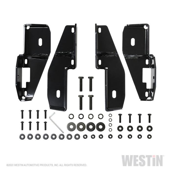 Westin 21-4165 Platinum 4 Oval Nerf Step Bars; Black; Steel; - Truck Part Superstore