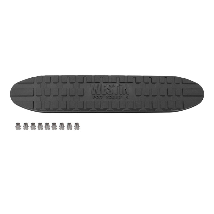 Westin 21-50001 PRO TRAXX 5 Replacement Step Pad Kit; Replacement Kit w/24 in. Pad And Clips; - Truck Part Superstore