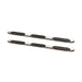 Westin 21-534330 PRO TRAXX 5 Oval Wheel to Wheel Nerf Step Bars; Stainless Steel; w/Mount Kit; - Truck Part Superstore