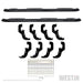 Westin 21-534695 PRO TRAXX 5 Oval Wheel to Wheel Nerf Step Bars - Truck Part Superstore