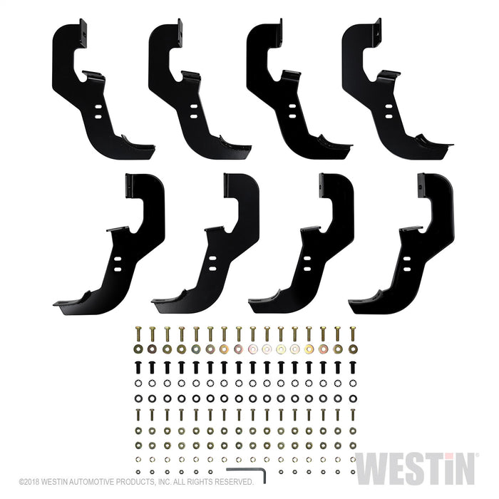 Westin 21-534695 PRO TRAXX 5 Oval Wheel to Wheel Nerf Step Bars - Truck Part Superstore