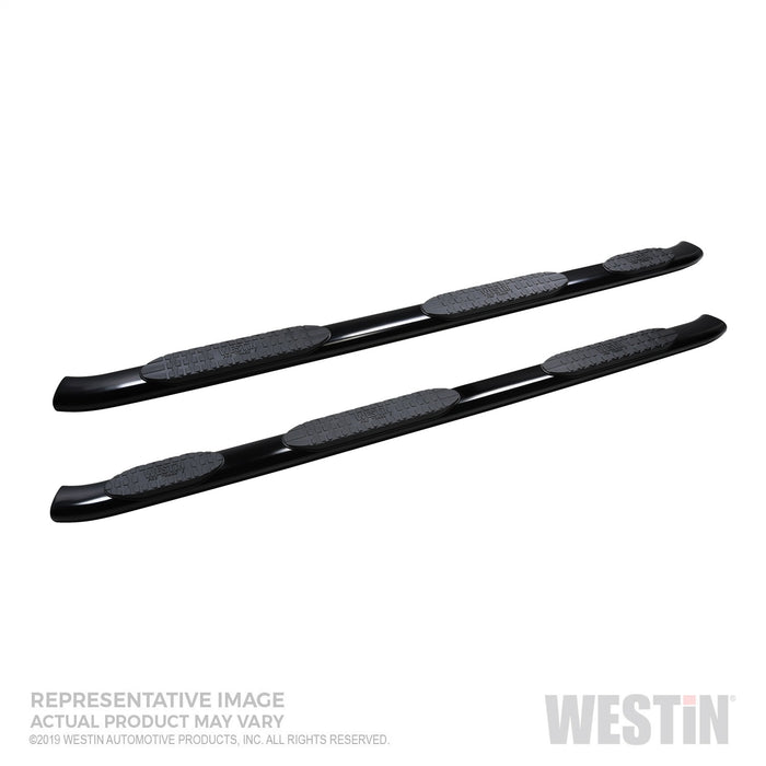 Westin 21-534715 PRO TRAXX 5 Oval Wheel to Wheel Nerf Step Bars - Truck Part Superstore