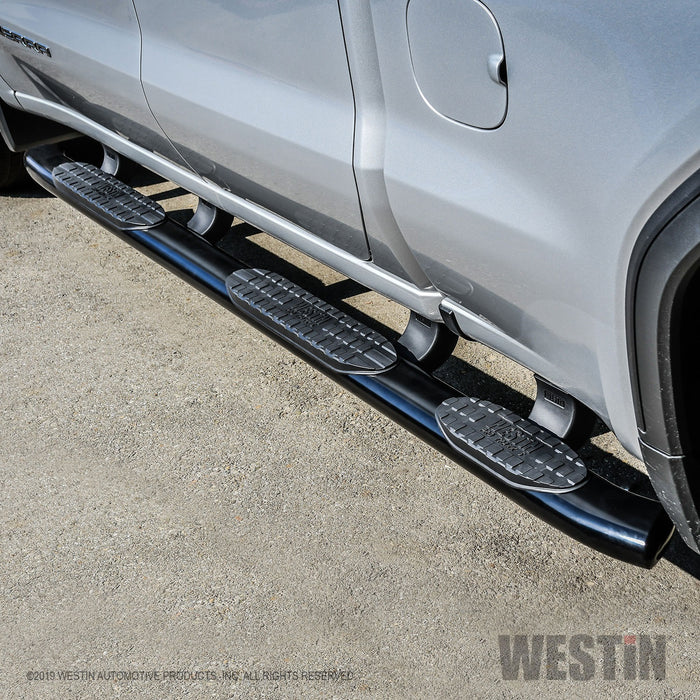 Westin 21-534715 PRO TRAXX 5 Oval Wheel to Wheel Nerf Step Bars - Truck Part Superstore