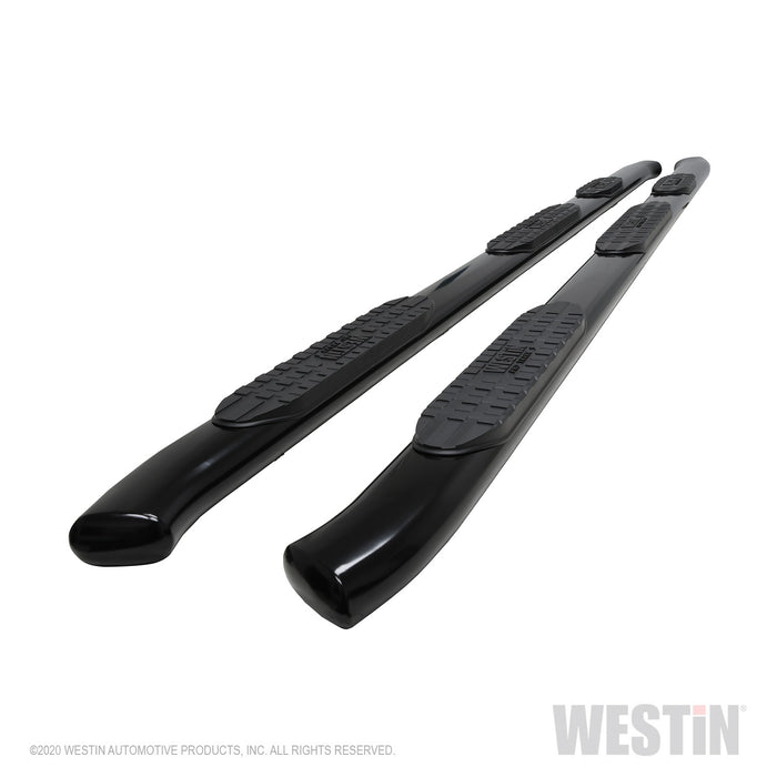 Westin 21-534755 PRO TRAXX 5 Oval Wheel to Wheel Nerf Step Bars; Black; - Truck Part Superstore