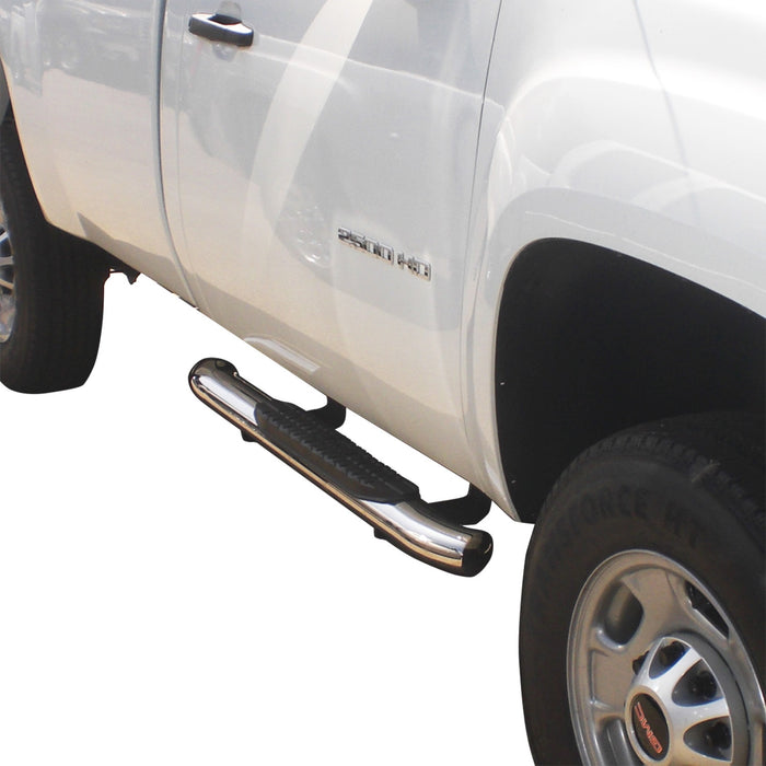 Westin 21-53700 PRO TRAXX 5 Oval Nerf Step Bars; Mount Kit Included; Polished Stainless Steel; - Truck Part Superstore