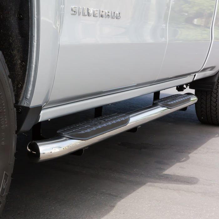 Westin 21-53720 PRO TRAXX 5 Oval Nerf Step Bars; Mount Kit Included; Polished Stainless Steel; - Truck Part Superstore