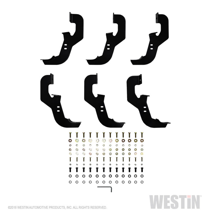 Westin 21-54130 PRO TRAXX 5 Oval Nerf Step Bars; Mount Kit Included; Polished Stainless Steel; - Truck Part Superstore