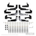 Westin 21-54165 PRO TRAXX 5 Oval Nerf Step Bars; Black; Steel; - Truck Part Superstore