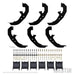 Westin 21-64125 PRO TRAXX 6 Oval Nerf Step Bars - Truck Part Superstore