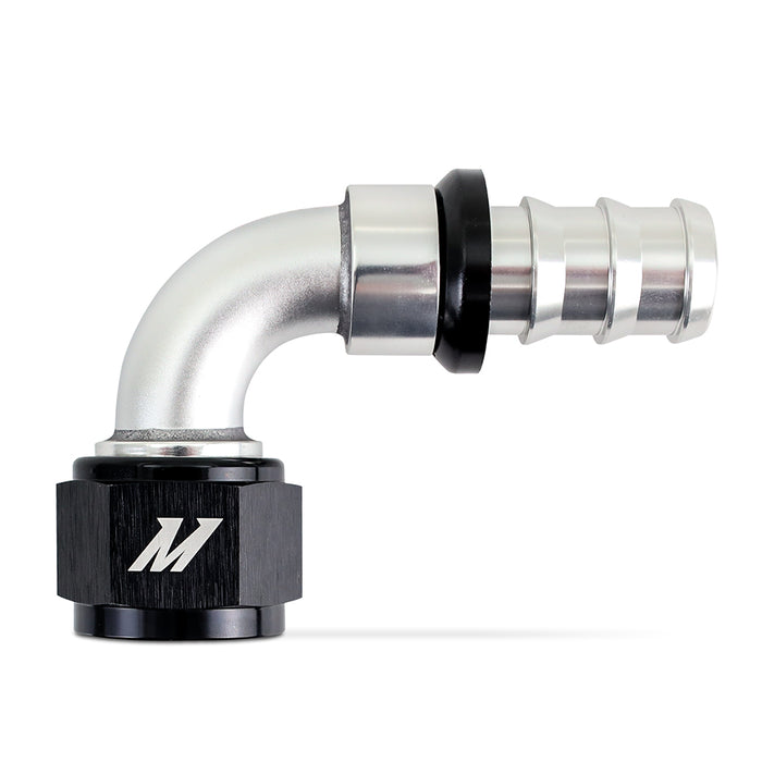 Mishimoto MMFT-PL-1290 Mishimoto Push-Lock Fitting, -12AN, 90-Degree - Truck Part Superstore
