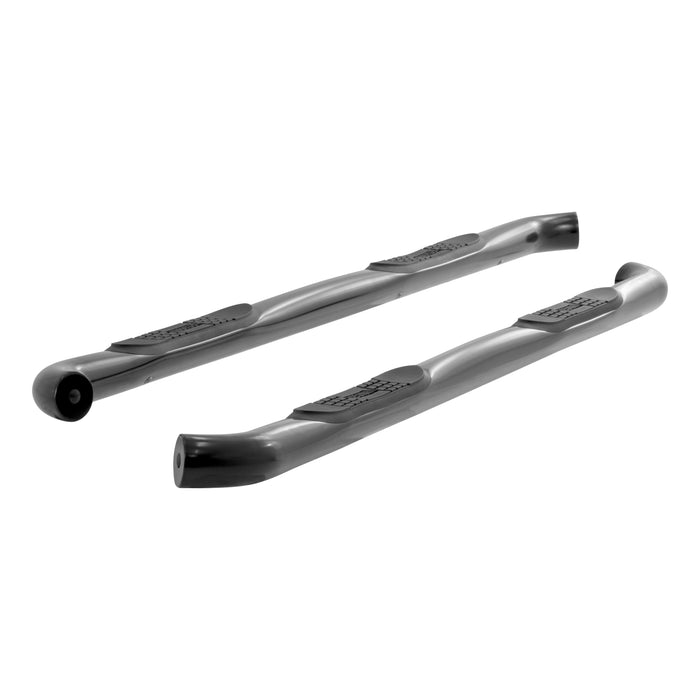 ARIES 213043 3" Round Black Stainless Side Bars, Select Ford F-150, F-250, F-350 for Select Ford F-150
