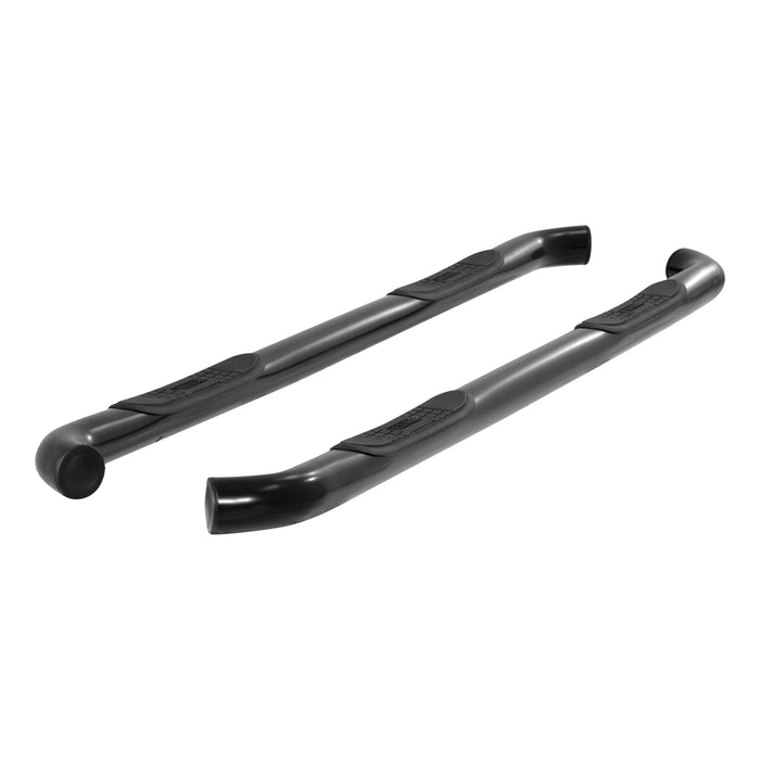 ARIES 213045 3" Round Black Stainless Side Bars, Select Ford F-150, F-250, F-350 Super Duty for Select Ford F-150