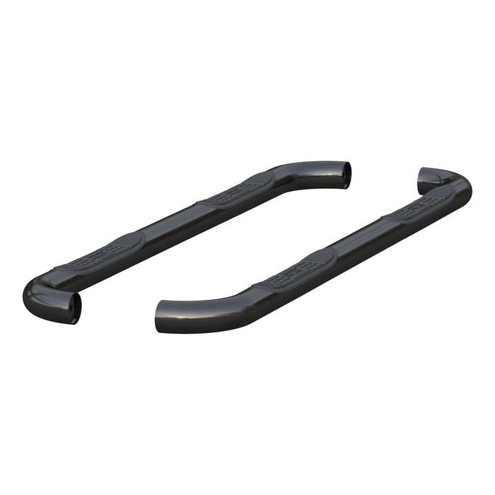 ARIES 215040 3" Round Black Stainless Side Bars, Select Dodge, Ram 1500 for Select Ram 1500
