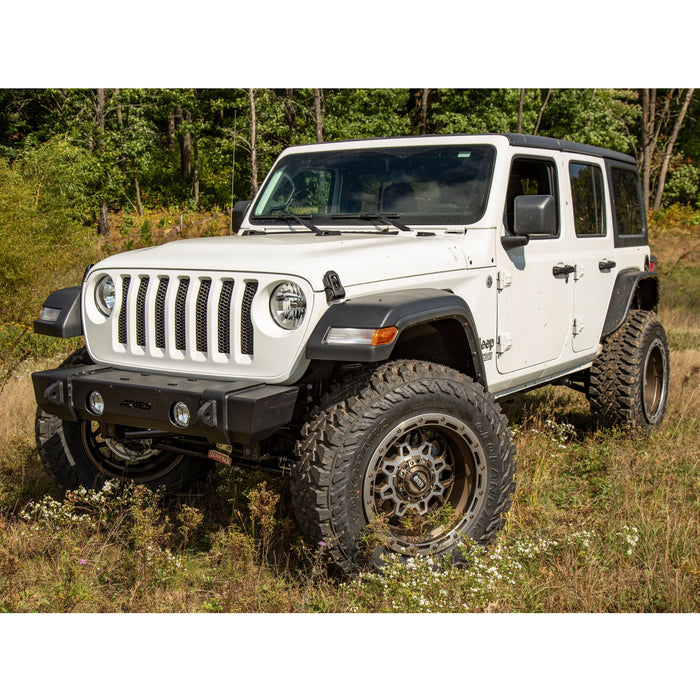 ARIES 2156002 TrailCrusher Jeep Wrangler JL, Gladiator Steel Front Bumper, 12.5K for Select Jeep Wrangler