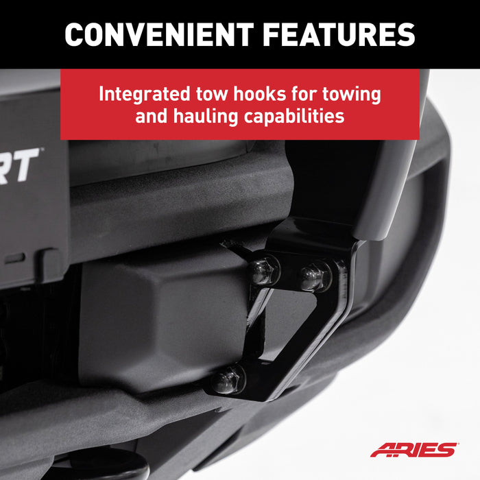 ARIES 2165200 ForeFront Black Steel Bull Bar for Ford Bronco for Select Ford Bronco