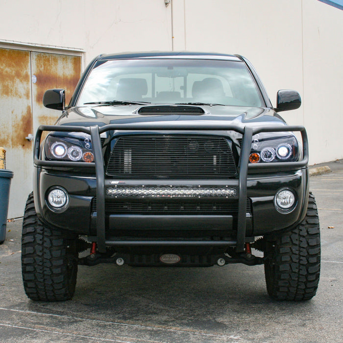ARIES 2170001 Pro Series Black Steel Grille Guard with Light Bar, Select Toyota Tacoma for Select Toyota Tacoma