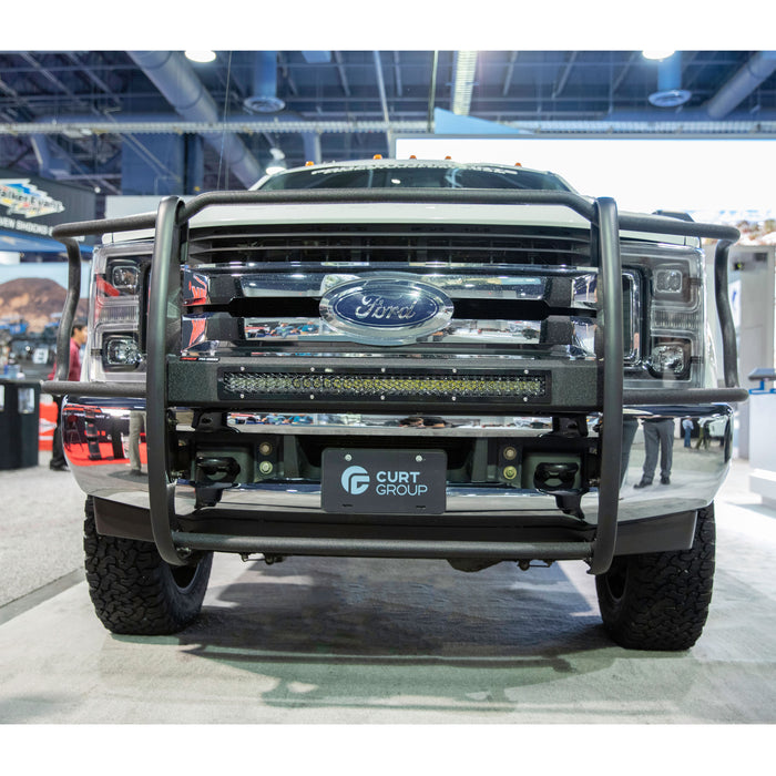 ARIES 2170014 Pro Series Black Steel Grille Guard with Light Bar, Select Ford Super Duty for Select Ford F-250