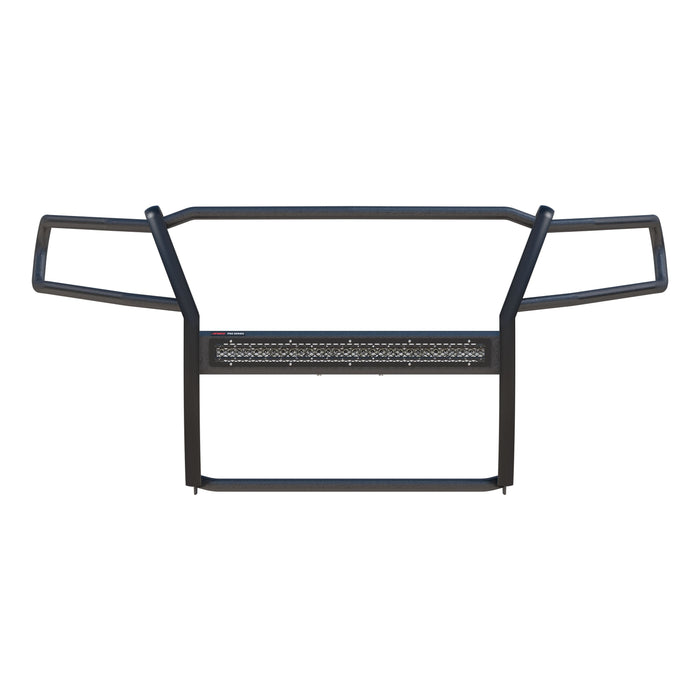 ARIES 2170022 Pro Series Black Steel Grille Guard with Light Bar, Select Colorado, Canyon for Select Chevrolet Colorado