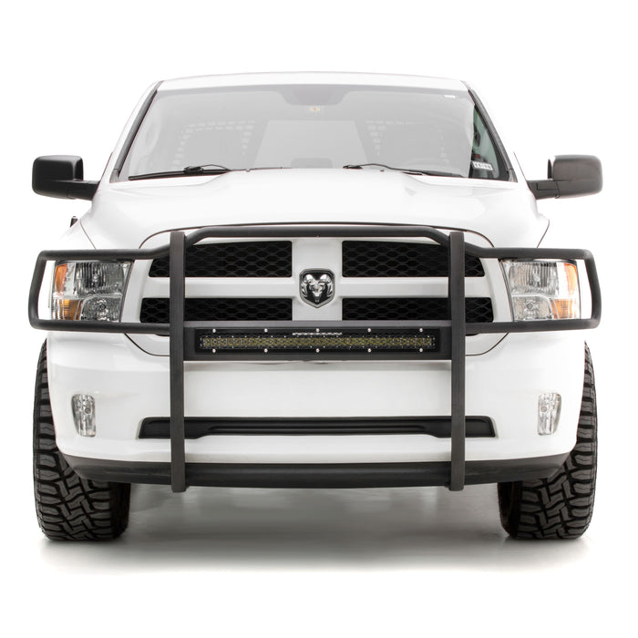 ARIES 2170026 Pro Series Black Steel Grille Guard with Light Bar, Select Dodge, Ram 2500, 3500 for Select Ram 2500