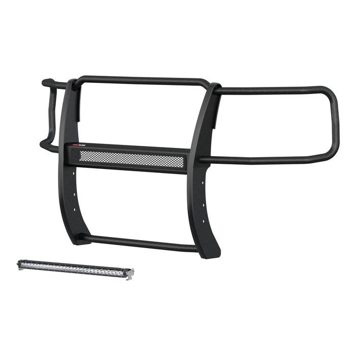 ARIES 2170030 Pro Series Black Steel Grille Guard with Light Bar, Select Chevy Silverado 1500 for Select Chevrolet Silverado 1500