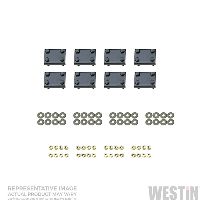 Westin 22-1005 Premier Oval Nerf Step Bar Mount Kit; For Quad Cab; - Truck Part Superstore