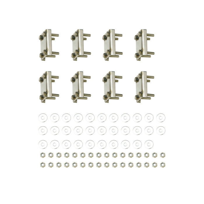 Westin 22-1015 Premier Oval Nerf Step Bar Mount Kit; For Quad Cab; - Truck Part Superstore