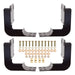 Westin 22-1035 Premier Oval Nerf Step Bar Mount Kit; For Super Cab/Crew Cab And Regular Cab; - Truck Part Superstore