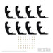 Westin 22-2255 Premier Oval Nerf Step Bar Mount Kit; Black; For Double Cab; - Truck Part Superstore