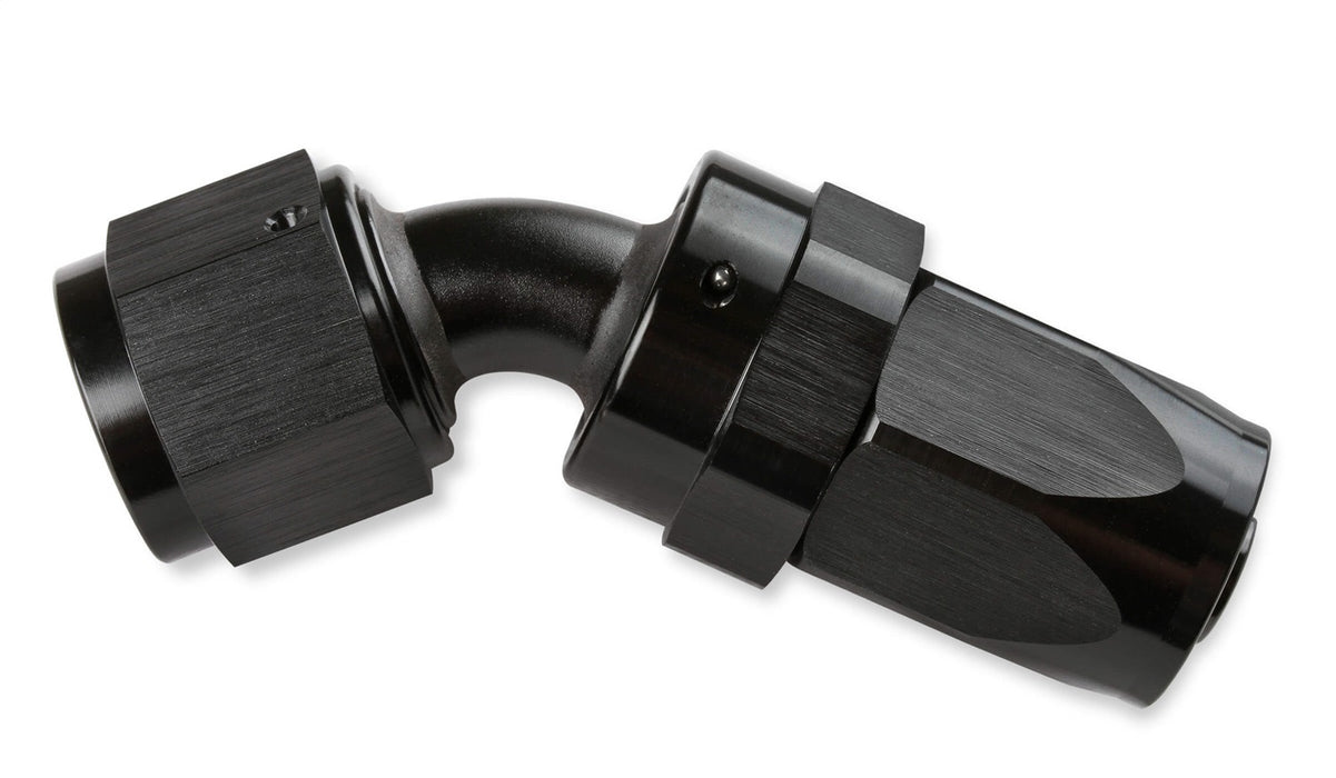 Mr Gasket 224506-BL Swivel Hose End; 45 Degree; -6 AN; Adjustable; Anodized Black; - Truck Part Superstore