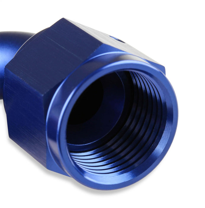 Mr Gasket 229012 Swivel Hose End; 90 Degree; -12 AN; Adjustable; Anodized Red and Blue; - Truck Part Superstore