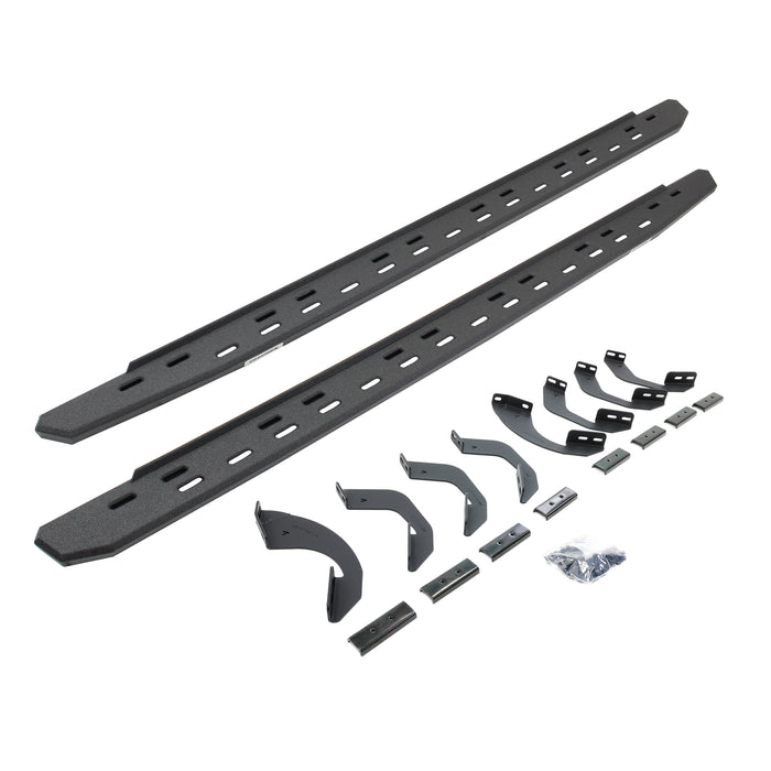 Go Rhino 69643973ST RB30 Slim Line Running Boards with Brackets Kit - Truck Part Superstore
