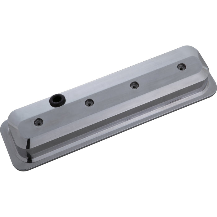 Proform 141-846 Valve Covers; SBC; 87-Pre LS; Ctr Bolt; Tall; Alum; Polished; No Emblems - Truck Part Superstore