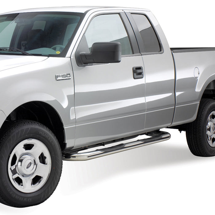 Westin 23-2340 E-Series 3 Round Nerf Step Bars - Truck Part Superstore