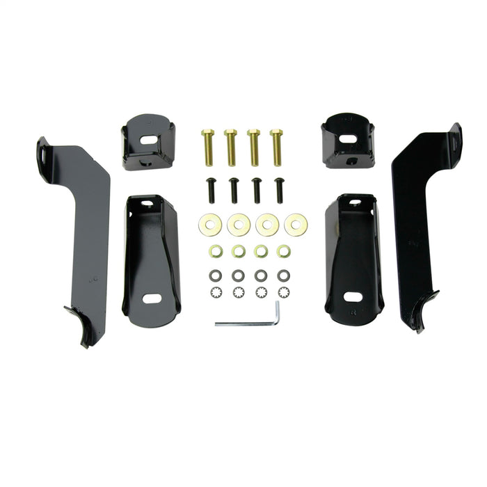 Westin 23-3825 E-Series 3 Round Nerf Step Bars; Black; Steel; Mount Kit Included; - Truck Part Superstore