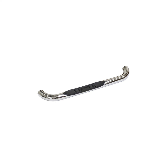 Westin 23-3840 E-Series 3 Round Nerf Step Bars; Polished Stainless Steel; Mount Kit Included; - Truck Part Superstore