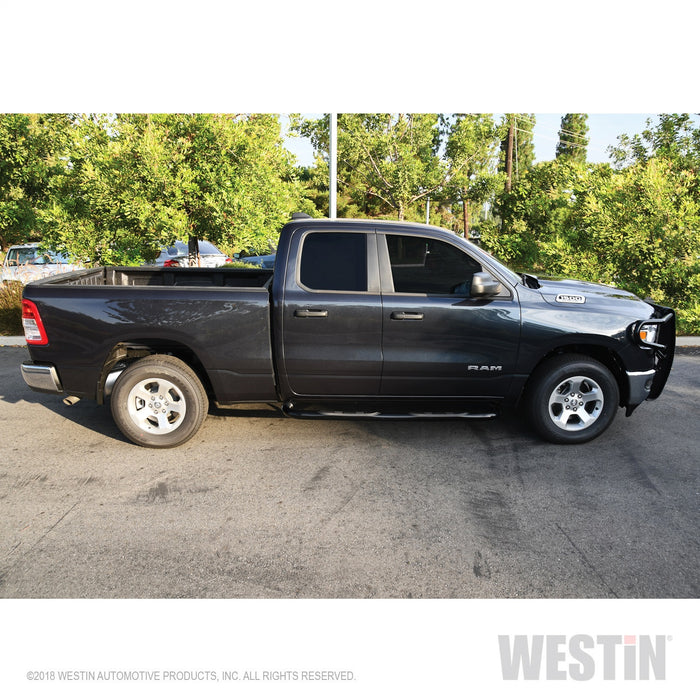 Westin 23-4085 E-Series 3 Round Nerf Step Bars - Truck Part Superstore