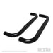 Westin 23-4115 E-Series 3 Round Nerf Step Bars; Steel; Black; - Truck Part Superstore