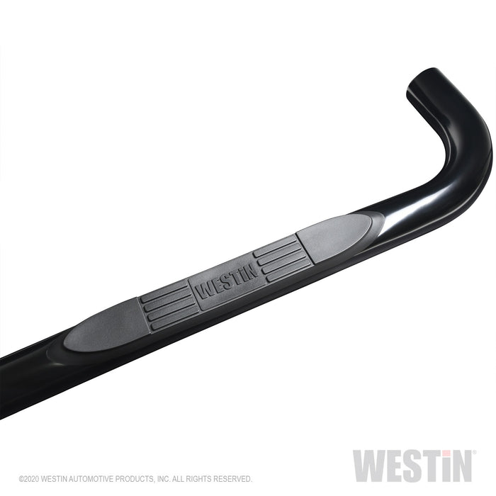 Westin 23-4115 E-Series 3 Round Nerf Step Bars; Steel; Black; - Truck Part Superstore