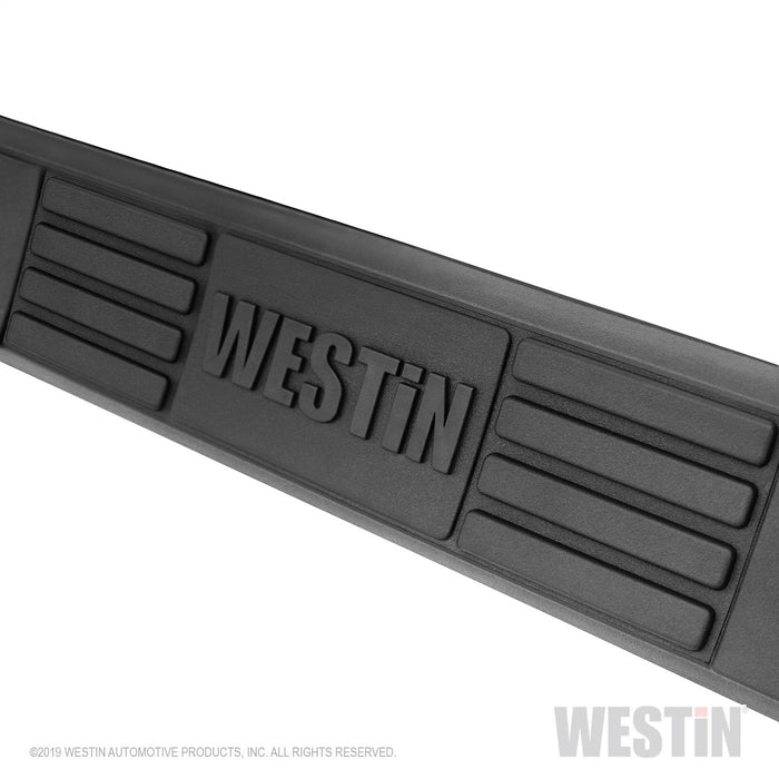 Westin 23-4125 E-Series 3 Round Nerf Step Bars; Black; - Truck Part Superstore