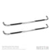 Westin 23-4130 E-Series 3 Round Nerf Step Bars; Stainless Steel; - Truck Part Superstore